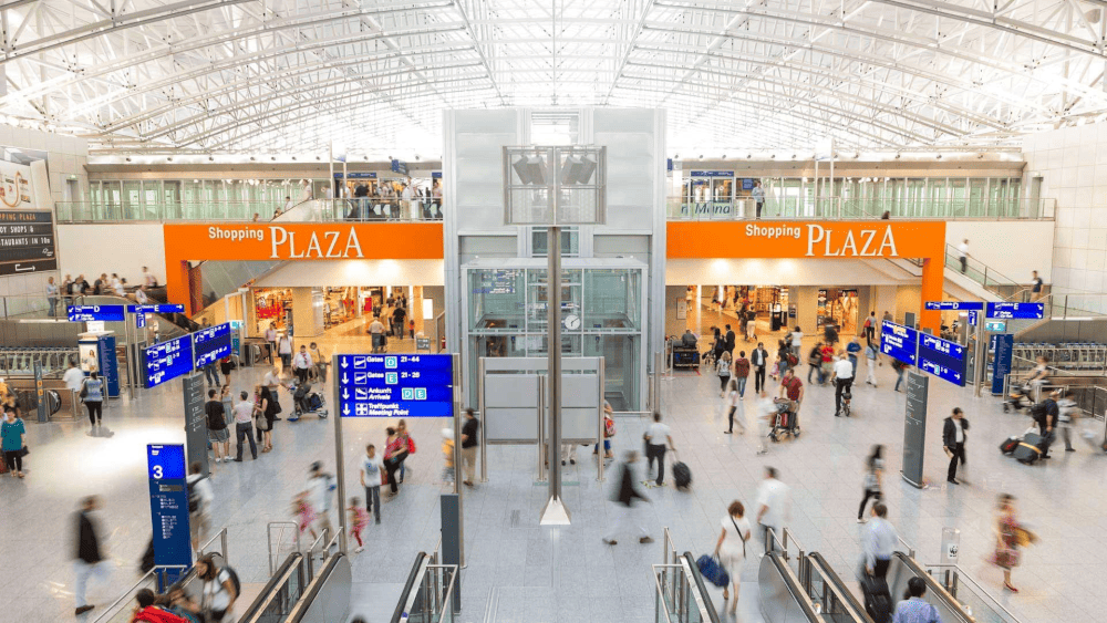 Sân bay Frankfurt có khu mua sắm miễn thuế đa dạng